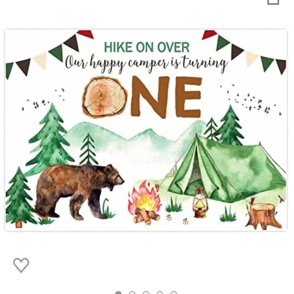 ONE Happy Camper Birthday Bundle